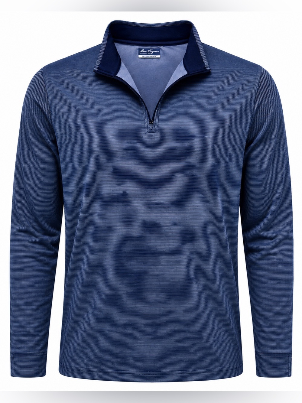 Ben Hogan Performance 1/4 Zip Golf Sweater Men 3XL NWT Blue Stripe Pullover New